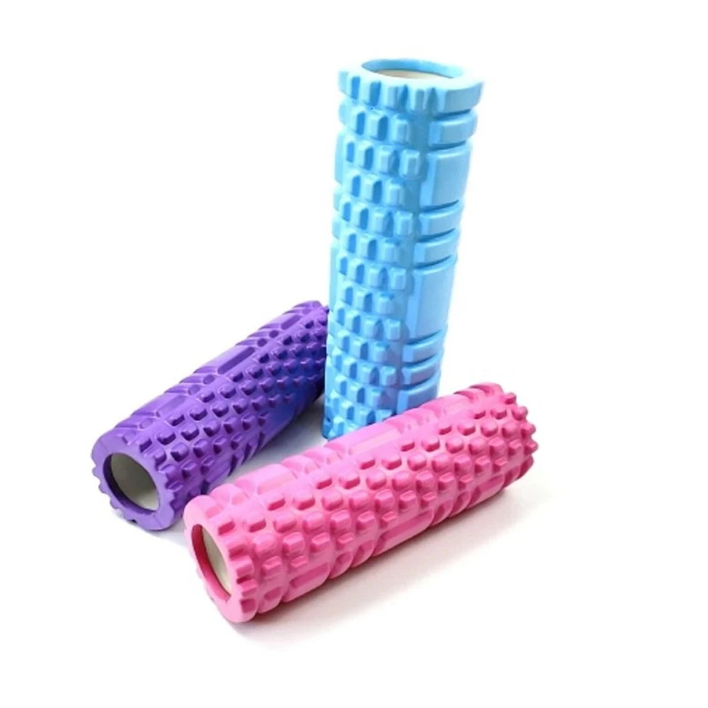 30cm Yoga Column Gym Fitness Pilates Foam Roller Exercise Back Massage Roller Yoga Brick Home Fitness Equipment